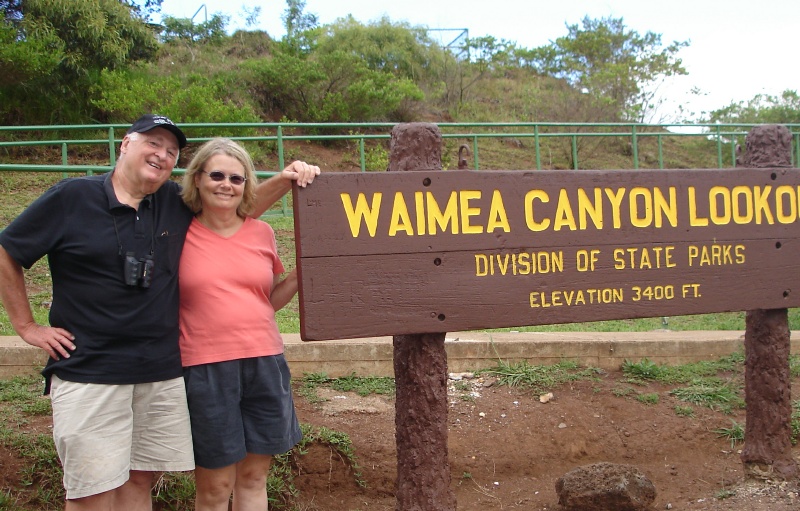  Kauai 013 George & Cathy Waimea Canyon